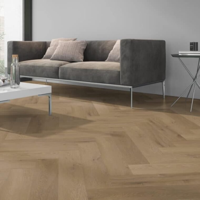 LVLnine Prestige Oak Light Amber Herringbone